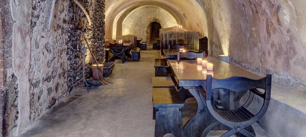 canava wine bar inside a 400 year old winery