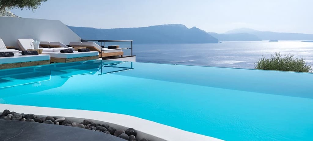 Europe Greece Santorini Andronis Arcadia pool