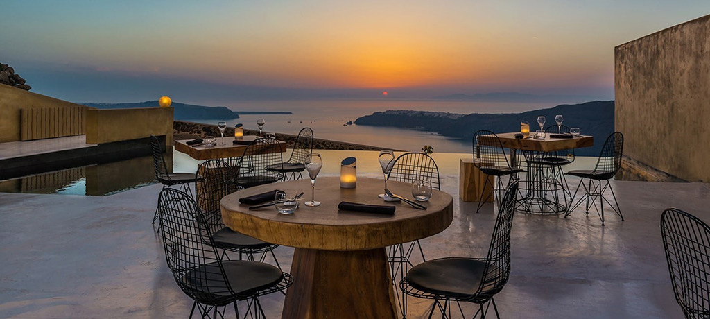 Europe Greece Santorini Andronis Arcadia restaurant