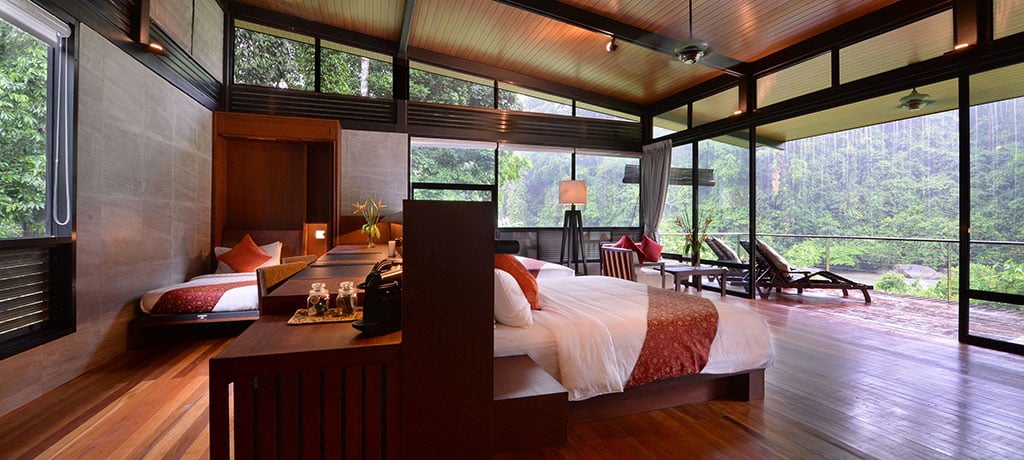 Asia Malaysia Borneo Rainforest Lodge chalet 