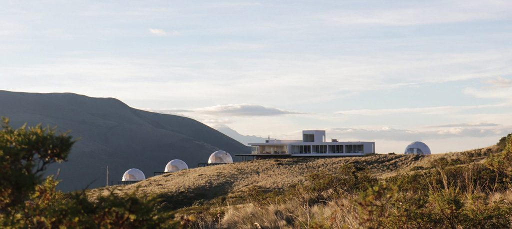 Latin America Ecuador Cotopaxi Natl Park Cotopaxi Sanctuary Lodge exterior