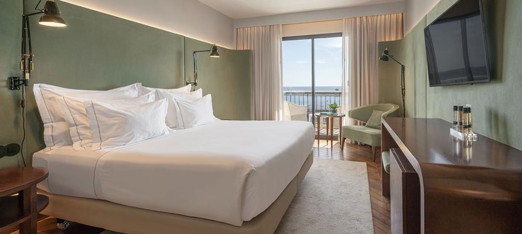 Europe Portugal Ponta Delgada Grand Hotel Acores Atlantico ocean view room 