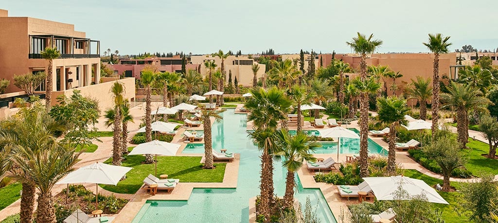 Morocco Marrakech Park Hyatt Marrakech pool