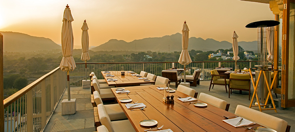 Asia India Rajasthan RAAS Devigarh Terrace