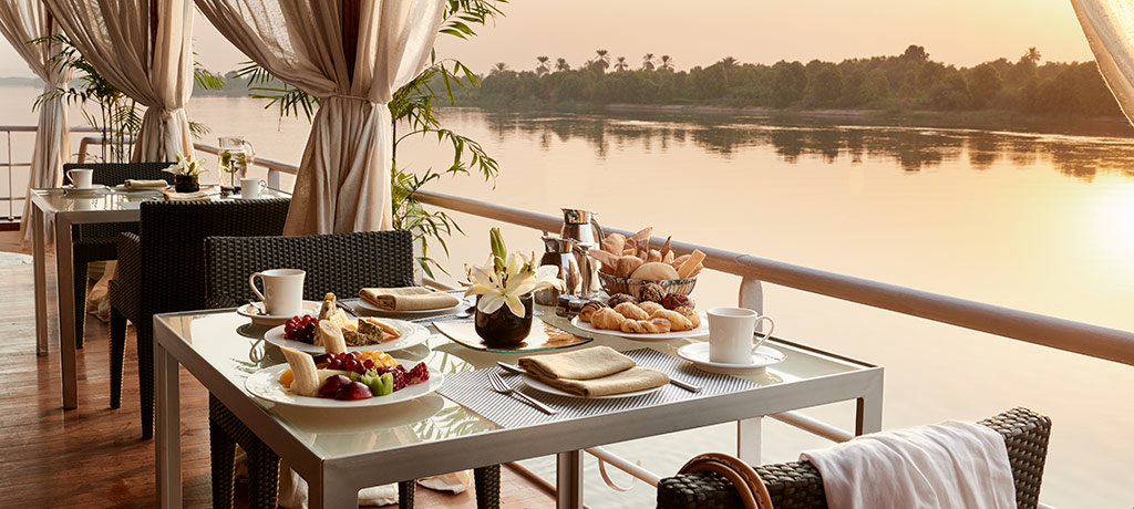 Middle East Egypt Sanctuary Nile Adventurer dining