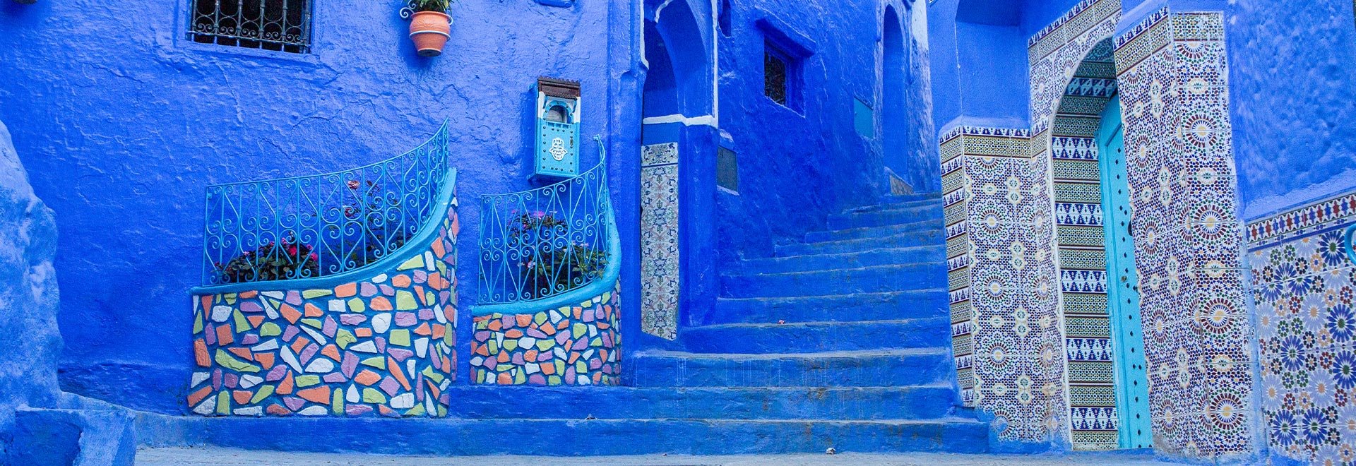 Middle East Northern Morocco Tangier Blue City Chefchaouen