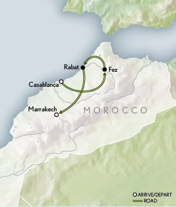 Tailor Made Morocco: A Family Adventure Itinerary Map